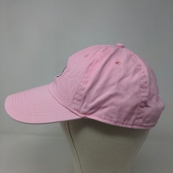 Newhattan Women's Slideback Hat Pink Size OSFA Embroidered Spilled Cup Logo - Picture 3 of 7